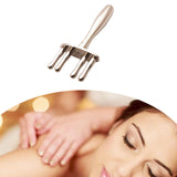 4 Head Lymphatic Acid Drainage Magnetotherapy Pen Magnetic Fork Meridian Points Massage Magnetotherapy Massage Stick