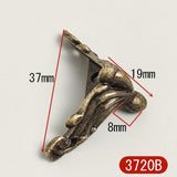 50pcs Chest Feet Jewelry Wood Box Corner Decoration Antique Hardware Metal Crafts Legs for Furniture Accessories Fittings