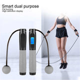 Intelligent Digital Counting Sports Rope Adult Adjustable Fitness Exercise Jumping Rope Massager Tool Health Care