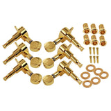 6 Pieces Acoustic Guitar Machine Heads Knobs Guitar Strings Tuning Peg Tuner (3