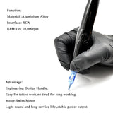 New Powerful RCA Rotary Tattoo Gun Machine Pen for Cartridge Needle Eyebrows Lips Supply