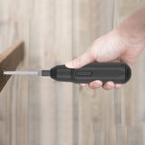 NANWEI 3.6V Cordless Screwdriver with Slotted Cross Screw Bit Hand Tool Electric Screwdriver USB Rechargeable Screw Driver