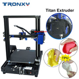TRONXY Upgraded 3D Printer Kit XY-2 PRO Printing 255X255X260mm Fast Assembly Auto Level Continuation Print Power Filament Sensor