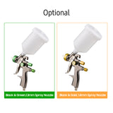 LVLP 1.8mm Air Spray Gun 600cc Fluid Cup Gravity Feed Air Paint Sprayer 360-degree Paint Spraying Gun for Car Repair Furniture