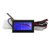 Digital Thermometer 5V LCD Pointer Car Water Temperature Meter Gauge C/F NTC Sensor for Computer Case Air Conditioning Boilers
