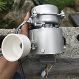 Aluminum Alloy 500W 1000W Watt Turbine Hydroelectric Generator 220 V 50 Hz Without Mounting Base Sliver 150*115mm