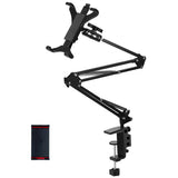 Foldable Phone Tablet Mount Holder Aluminum Universal Adjustable Long Arm Table Bed Tablet Stand for iPad Air Mini Pro 4-13''