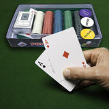 Poker Chips Set For Texas Hold'em Blackjack Casino Gambling With 300 Poker Chips Professional Casino Games Set