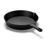 Cast Iron SKillet Camping Frying Pan with Double Grease Pour Spouts for Gases Induction Cooker Pancake Pans Outdoor Cookware