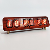 IN12 Glow Digital Tube Clock Mobile Phone Bluetooth Control Glow Light Electronic Station Clock True Glow Clock