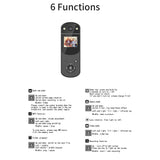 Digital DV Camera Mini Body Car Camera Video Recorder MP3 Player 1080P HD Screen Infrared Night Light Rotating Len for Sports