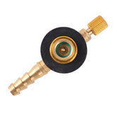 1Pc Gas Stove Switching Stainless Steel Outdoor Camping Charging Inflatable Valve Adapter 7.8cm Camping gas stove Adapter