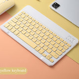 Rechargeable Universal 10 Inch Wireless Bluetooth Keyboard Mouse Set for IPad Iphone MAC Android Phone Samsung Tablet Windows