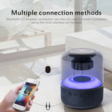 Speaker TWS Bass Column Portable Wireless 3D Stereo Speaker Subwoofer Breathing LED Night Light FM DJ Boombox