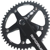 Track Crankset Fixed Gear Bike Parts 48T 165mm BCD144  Single Speed Crankset Fixed Gear Crank Full Alumniun Alloy