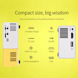 Salange YG300 Pro LED Mini Projector Supports 1080P HDMI USB Audio Portable Home Media Video Player for Kids