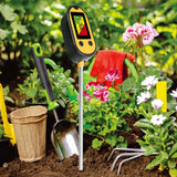 Soil PH Meter Soil Moisture Meter 6-in-1 Soil Tester Plant Soil Testing Kit with Moisture/Light/PH for Gardens Indoor