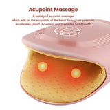 Heated Hand Massager Physiotherapy Air Compression Shiatsu Acupressure Arthritis Pain Relief Finger Massage Machine Hand Care