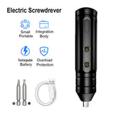 Mini Portable Electric Screwdriver Rechargeable Smart Cordless Automatic Screwdriver Power Tools Set