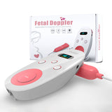 Portable Medical Fetal Doppler Detector LCD Ultrasound Baby Heart Rate Monitor Pregnant Vascular Sensor Detective Machine Device