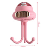 Octopus Outdoor Cart Fan Angle Adjustment Baby Stroller Winding Fan Rechargeable Cooler Fan Bladeless Low Noise for Home Bedroom