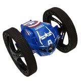RC Car Bounce Car Remote Control Toys RC Robot 70cm High Jumping Car with Flexible Wheels Rotation LED Night Toys Robot Car