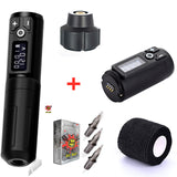 2021 New Wireless Rotary Tattoo Machine Pen Mabuchi Motor Strong Quiet With Fast Charing Battery RCA Adapter Kit Free Shipping