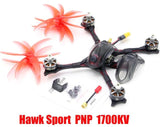 Emax Hawk Sport PNP BNF 5-inch FPV Racing Drone Kit 1700kv/2400kv Motor Mini Magnum Controller HDR Fpv Camera RC Plane
