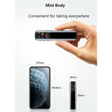 Voice Activated Portable Recorder HD MP3 Player Digital Voice Recorder Dictaphone 8G