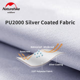 Naturehike Outdoor Portable Move Shower Changing Tent Sunscreen Waterproof Lightproof Outdoor Hiking Private Toilet Camping Tent