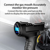 120W Rechargeable Air Compressor Wireless Inflatable Pump Portable Air Pump Car Tire Inflator Digital Car Repair Tool Accessorie