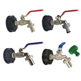 IBC Tank Adapter Garden Durable 1/2'' 3/4'' Replacement Drain S60X6 Coarse Thread Home Tap Parts Valve Fitting Water Connector