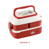 Cartoon Lunch Box for Girls School Kids Plastic Picnic Bento Box Microwave Food Box with Compartment Storage Salad Containers