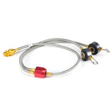 Outdoor Camping Gas Stove Propane Refill Adapter Burner LPG Flat Cylinder tank Coupler Container Adapter Save Durable Metal Tube