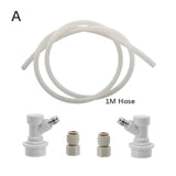 Ball Lock Disconnect Link Pressure Transfer Line Daisy Chain Keg Link 1M Line