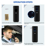 2022.At188 Hanwei Portable Breath Alcohol Tester Fast Respond Breathalyzer for Home Alcohol Tests with Digital LCD