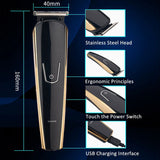 HAEGER-5 In 1 Men Hair Clipper Electric trimmer for beard Razor Rechargeable Mustache Shaver Styling Tools EU Plug