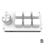 DIY Amusingkeypad Mini Cheery Switch Gaming Programmable Mechanical Keyboard USB Axle Tester Outeum Red Switch