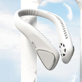 Bladeless Fan Hanging Neck Leafless Fan Rechargeable Fan Mute Sports Mini Fan For Home Outdoor Portable Fan