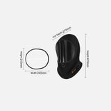 WEST BIKING Winter Cycling Warm Mask Hat Cycling Windproof Neck Protections Cap for Men Women Integrated Ear Protections Mask