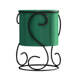 Living Room Flower Pot Set Balcony Potted Display Nordic Style Small With Plant Stand Iron Rack Indoor Outdoor Bonsai Modern