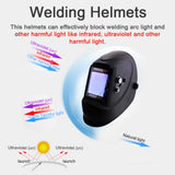 DIN5-DIN13 Auto Darkening Adjustable Head-mounted Solar Auto Darking Welding Masks Welding Protective Masks Helmets Welding Mask