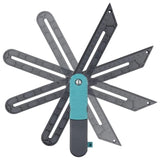 Square Wooden Bevel Sliding T Bevel Adjustable Bevel Gauge Tri Square Sliding Wooden Marking Gauge Protractor