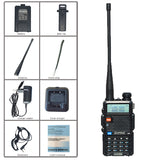 BaoFeng walkie talkie UV-5R two way cb radio upgrade version baofeng uv5r 128CH 5W VHF UHF 136-174Mhz &amp; 400-520Mhz