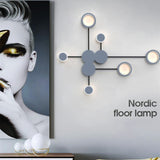 Nordic modern wall lamp Led minimalist wall lamp, living room bedroom, staircase lamp, home decoration bedside wall lamp install