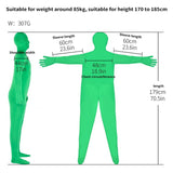 Stretchy Body Green Screen Suit Video Chroma Key Comfortable Background Invisible Effect Tight Suit Bodysuit Cosplay Costumes