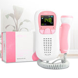 Handheld Fetal Doppler Prenatal Baby Heartbeat Monitor Heart Rate Detector Household Sonar Doppler Pregnant Women
