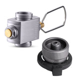 Gas Stove Adapter Gas Saver Plus with Butane Adapter Gas Adapter Camping Stove Refill Adapter Camping Cookware Equipment