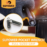 Supower Pocket Wrench Adjustable Tool  Portable Car Metal Adjustable Universal Spanner For Bicycle Motorcycle Car Repairing Tool