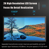 6.0 3D UV Photocuring Resin Printer 2K Monochrome LCD DIY Kit Anti-aliasing High Speed 3d Printer impresora 3